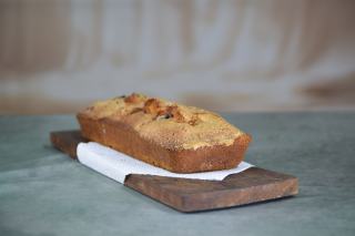 Cake au fromage de chèvre, figues et noix de pécan